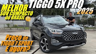 TIGGO 5X PRO 2025  Melhor SUV Compacto do Brasil Quase mesmo Preço do TIGGO 7 SPORT 2025 E agora [upl. by Oludoet]