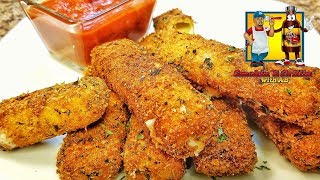 How to Make Mozzarella Sticks  Easy Video Recipe Tasty Mozzarella Cheese [upl. by Dupre539]