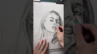 Realistic pencil sketch drawing pencildrawing art charcoalpencildrawing [upl. by Nylaret]