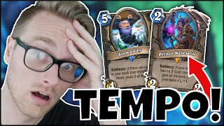 TOO MUCH TEMPO Prince KELESETH is BACK in STEALTH ROGUE  Ashes of Outland  Wild Hearthstone [upl. by Ititrefen]