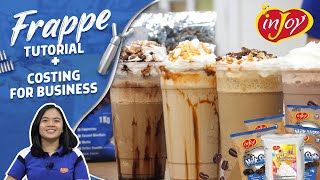 Frappe Recipe Tutorials  Negosyo Coffee Frappe Procedure  Starting your own cafe business [upl. by Yenittirb]