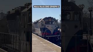 MetroNorth EMD GP40PH2 train railroad [upl. by Adnolor]