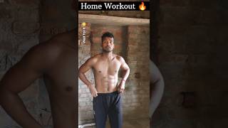 Home workout day  2 75 hard Challenge 🔥 ashortsaday shortsvideo shorts [upl. by Llenel]