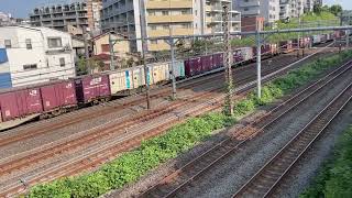 【４K映像】JR貨物 上り JR freight up train [upl. by Divadnahtanoj4]