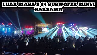 HARMONIS AUDIO AND GENK SENAM HOREG 7 SOUND 84 SUBWOFER BUNYI BERSAMA PURWOSARI PASURUAN [upl. by Gayla]