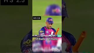 Last Over Thriler  MSD  RPS vs KXIP  6 Balls 23 Runs  HS25  trending  cricket [upl. by Enitsuga]