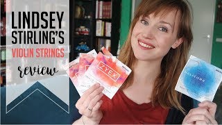 I tried Lindsey Stirlings violin strings  Daddario Zyex  Helicore  REVIEW [upl. by Noj]