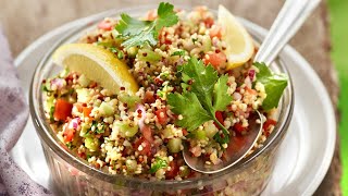 Recette  Taboulé quinoa sans cuisson [upl. by Romina]