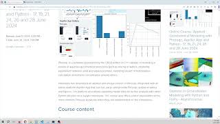 Online Course Intro Applied Geochemical Modeling with Phreeqc Aquifer App and Python  June 2024 [upl. by Atter]