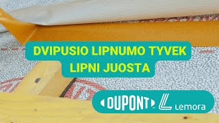 Juosta lipni Tyvek® dvipusio lipnumo [upl. by Kelton384]