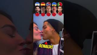 Cristiano Ronaldo and Georgina Rodríguez Kiss 💋💋 cristianoronaldo messi glhemrom fyp shorts [upl. by Blondell]