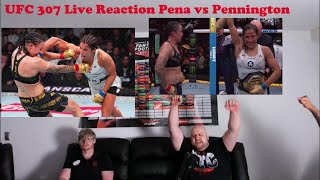 UFC 307 Live Reaction Pena vs Pennington [upl. by Hillary766]