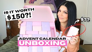 IS IT WORTH IT 24 DAYS OF REVOLVE BEAUTY ADVENT CALENDAR UNBOXING [upl. by Derag509]