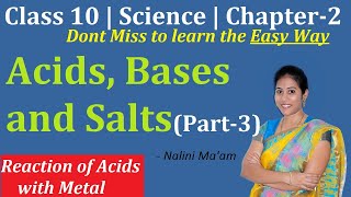 Acids Bases and Salts class 10 Chemistry  Reactivity Series  Part3 [upl. by Royden]