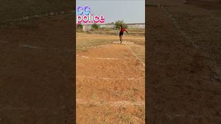 CG police shotput throw 🚨😱 cgpolice shortsviral cg [upl. by Aitekram]