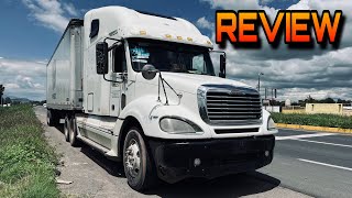 REVIEW FREIGHTLINER COLUMBIA 2005  Detroit serie 60 505hp 12L  Madara 57 [upl. by Avenej]