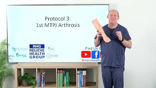 Protocol 3 1st MTPJ arthrosis [upl. by Nilam]