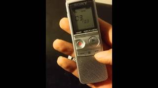 Sony ICDBX700 Digital Voice Recorder 1GB [upl. by Bogey]