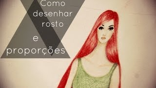 Como desenhar rosto feminino 05 Aula de Desenho [upl. by Anaidirib]