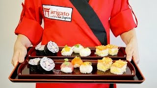 SUSHI SET FUTOMAKI  OSHIZUSHI  TEMARIZUSHI Come prepararli a casa vostra [upl. by Fawcett]