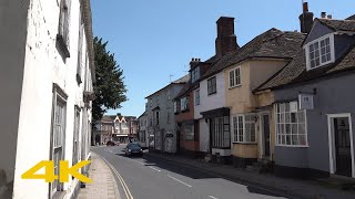 Great Dunmow Walk Town Centre【4K】 [upl. by Eintihw]