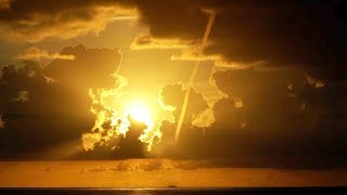 Waterspout Passes in Front of Sunrise Delray Beach Florida [upl. by Korey690]