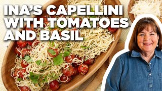 Ina Gartens Capellini with Tomatoes and Basil  Barefoot Contessa  Food Network [upl. by Seldon]