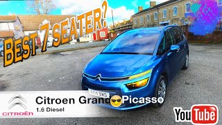 Citroen C4 Grand Picasso 16 Diesel Automatic  BEST MPV 7 Seater  Great family car [upl. by Nollid]