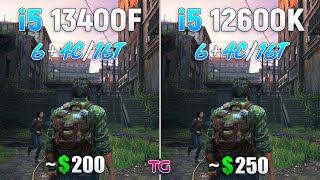 Core i5 13400F vs Core i5 12600K  Test in 10 Games [upl. by Washburn]