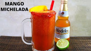 Mango Michelada  Michelada with Chamoy Recipe [upl. by Novihc]