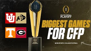 These upcoming games will SHAKE UP the 12team playoff  Week 12 CFP Poll [upl. by Swayder]