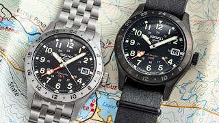 The New Most Attainable GMT From Seiko  Seiko 5 Field GMT SSK023 amp SSK025 [upl. by Gale]