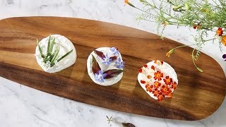 How to Make a Floral Cheese Plate  Sunset [upl. by Benedicto473]