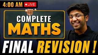 Class 10th Maths FINAL REVISION 🔥  Most Important Questions and Concepts  Shobhit Nirwan [upl. by Cheadle]