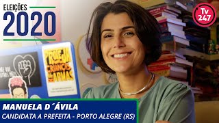 Eleições 2020 Manuela D´Ávila Porto Alegre [upl. by Nanci994]