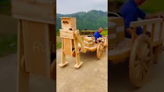 Wooden Robot reels viral wood robot [upl. by Suoiluj]