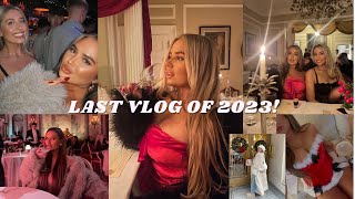 MASSIVE CHRISTMAS VLOG  Claridges Drinks at the Ritz  Celebrations [upl. by Helse]