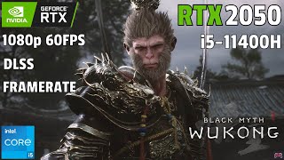 Black Myth Wukong On RTX 2050 i511400H  144hz  DLSS  FRAMERATE  1080p 60 FPS  Elder Jinchi [upl. by Yelrebma]