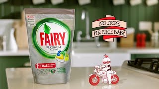 2019 Fairy Platinum Dishwasher Tablets Mr Mess Gone [upl. by Fedak]