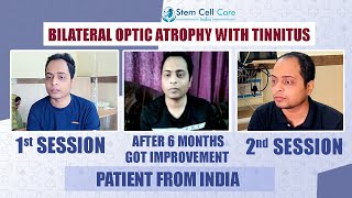 Patients with Bilateral Optic Atrophy with Tinnitus Got Improvement After Stem Cell Treatment [upl. by Anairdna]