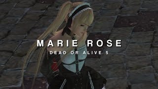 Marie Rose Scenes for Editing  DOA5 [upl. by Zelazny71]