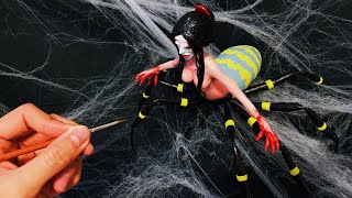 Making a DEADLY SPIDER MISTRESS Jorogumo  Yokai Series [upl. by Attenov]