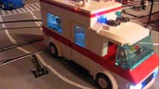 Lego RTW Ambulance kein 7890 mit LED Licht UND Sound [upl. by Reiser466]