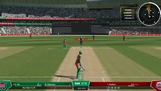 Cricket 22 PS4 Gameplay NEW 2024 Game Review and First Impressions Ban vs USA 5 over match [upl. by Allerus]