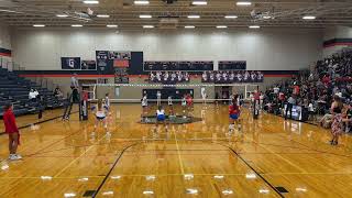 Leander High School Varsity Volleyball vs Glenn High School [upl. by Madoc]