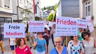 Gummersbach Demo für den Frieden  Montag den 1072023 [upl. by Rramel]