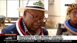 AmaNdebele King marries Lesotho princess [upl. by Scotti139]