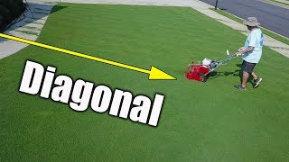 Diagonal Cutting Lawns [upl. by Atikat315]