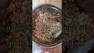 The BEST homemade granola recipe Ditch cereal and eat this instead granola recipe breakfastfood [upl. by Aeet]