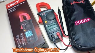 UNIT UT200A PensAmpermetre Tüm Ölçümler ve Kullanım [upl. by Yesnikcm]